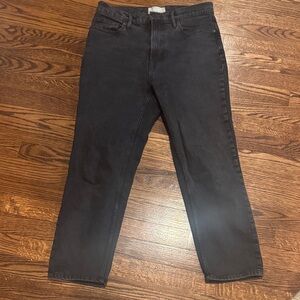 Everlane The Original Cheeky Jean in Organic Cotton Black Size 29 x 25.5” inseam